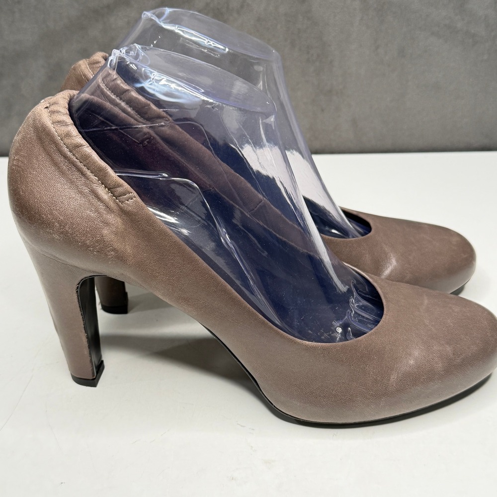 Roberto‎ Del Carlo Pumps Womens Sz 41 Brown Leather Pointed Toe High Heel Italy